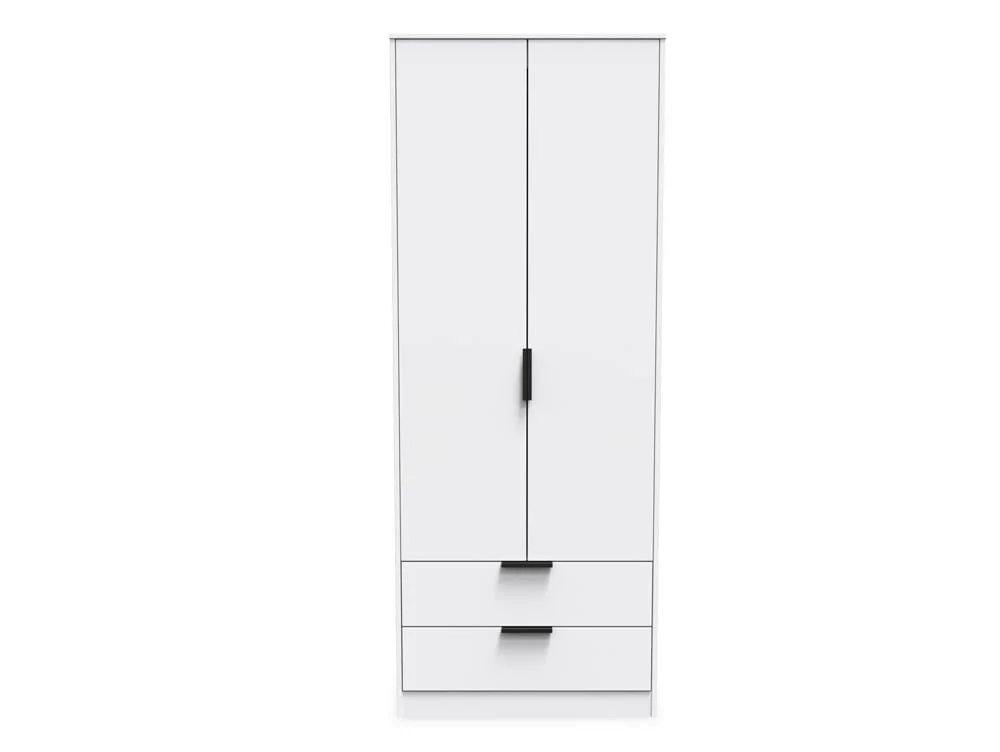 Welcome Welcome Diego 2 Door 2 Drawer Tall Double Wardrobe (Assembled)