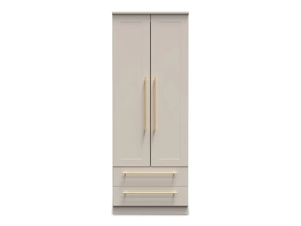 Welcome Welcome Haworth 2 Door 2 Drawer Tall Double Wardrobe (Assembled)