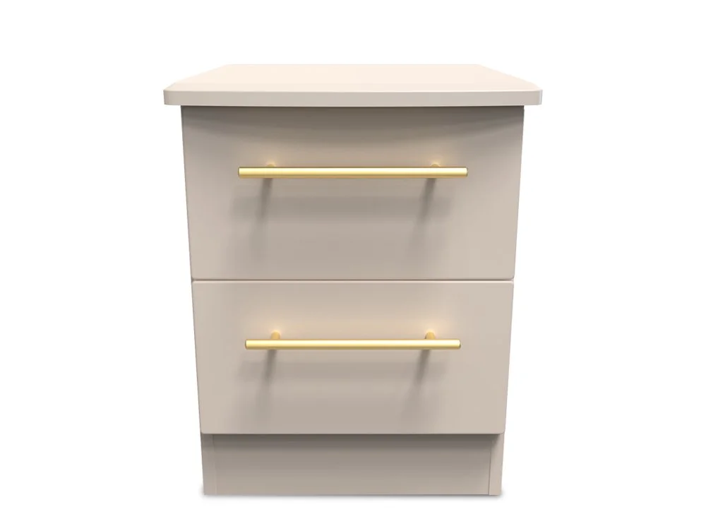 Welcome Welcome Haworth 2 Drawer Small Bedside Table (Assembled)