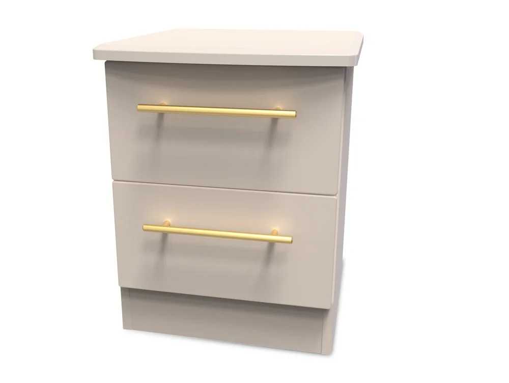 Welcome Welcome Haworth 2 Drawer Small Bedside Table (Assembled)