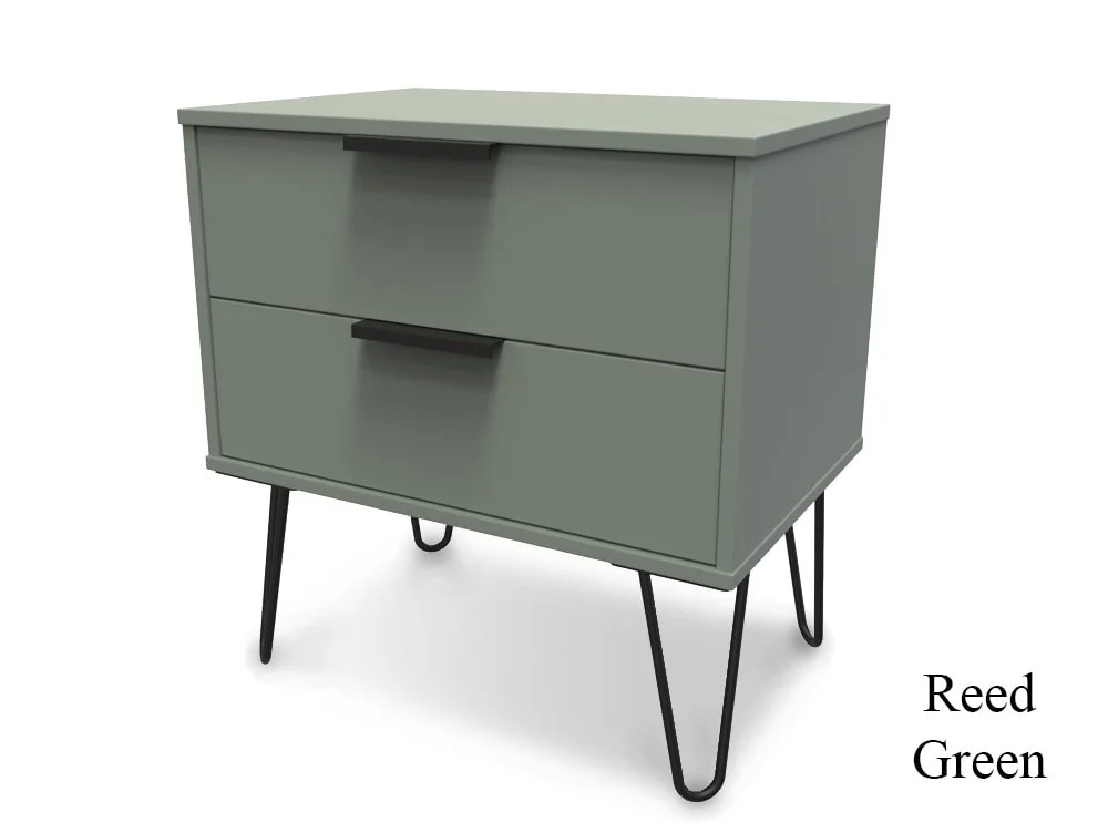 Wide on sale black nightstand