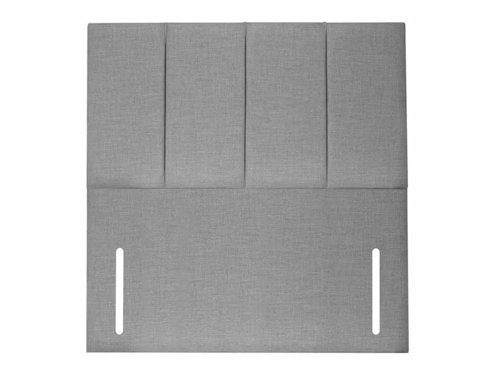 Dura Clearance - Dura London 3ft Single Fabric Floor Standing Headboard in Lana Grey