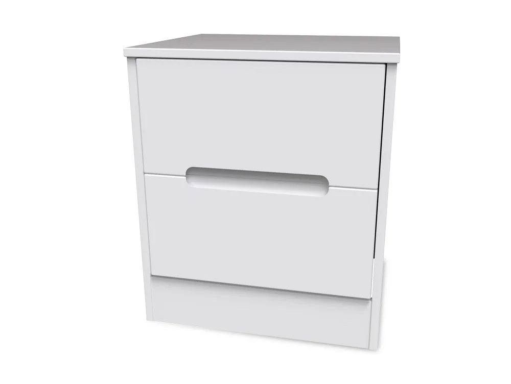 Welcome Welcome Monaco 2 Drawer Small Bedside Table (Assembled)
