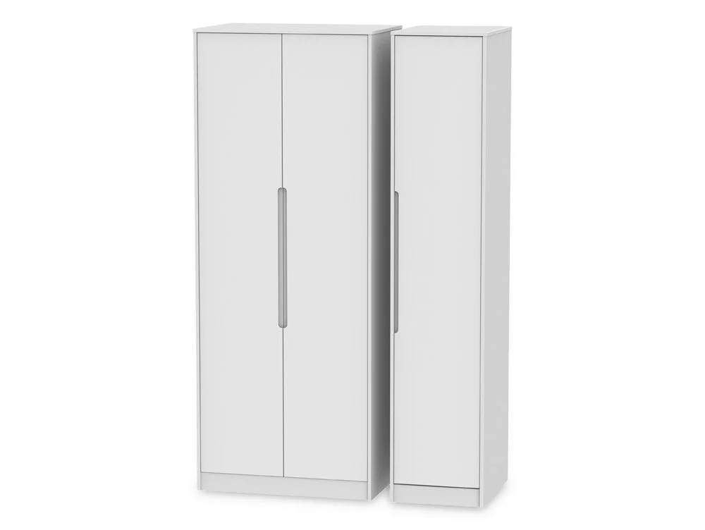 Welcome Welcome Monaco 3 Door Tall Triple Wardrobe (Assembled)