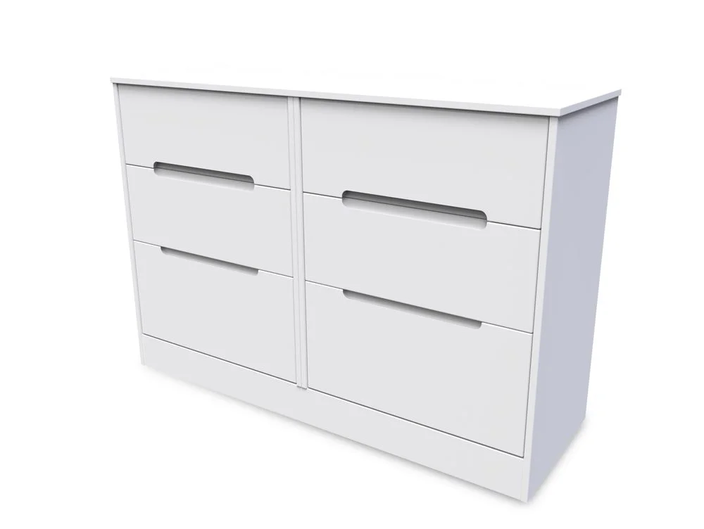 Welcome Welcome Monaco 6 Drawer Midi Chest of Drawers (Assembled)