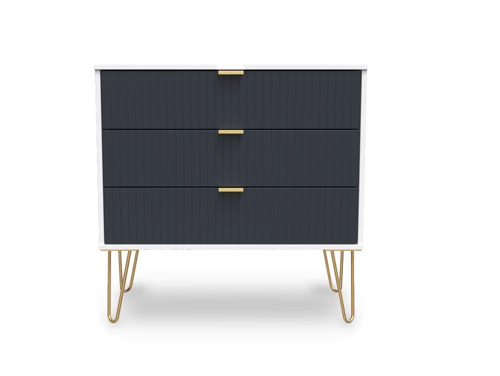 Welcome Welcome Linear 3 Drawer Chest of Drawers (Assembled)