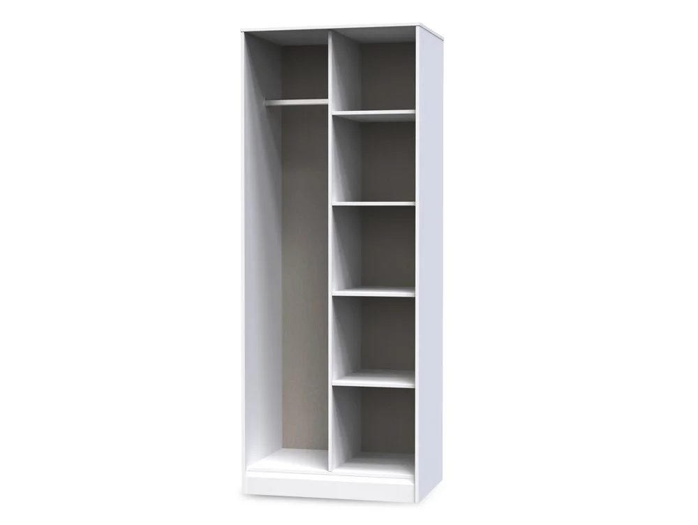 Welcome Welcome Linear Open Shelf Wardrobe (Assembled)