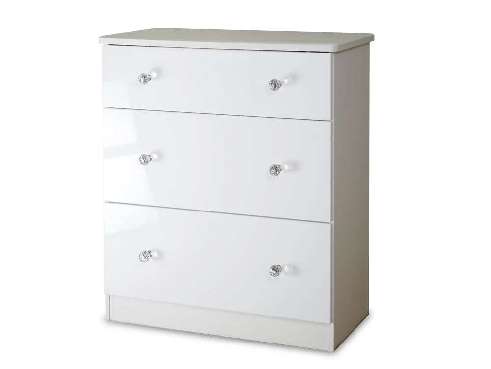 Welcome Welcome Lumiere 3 Drawer Deep Chest of Drawers (Assembled)
