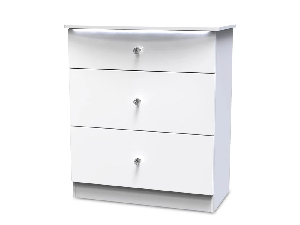 Welcome Welcome Lumiere 3 Drawer Deep Chest of Drawers (Assembled)