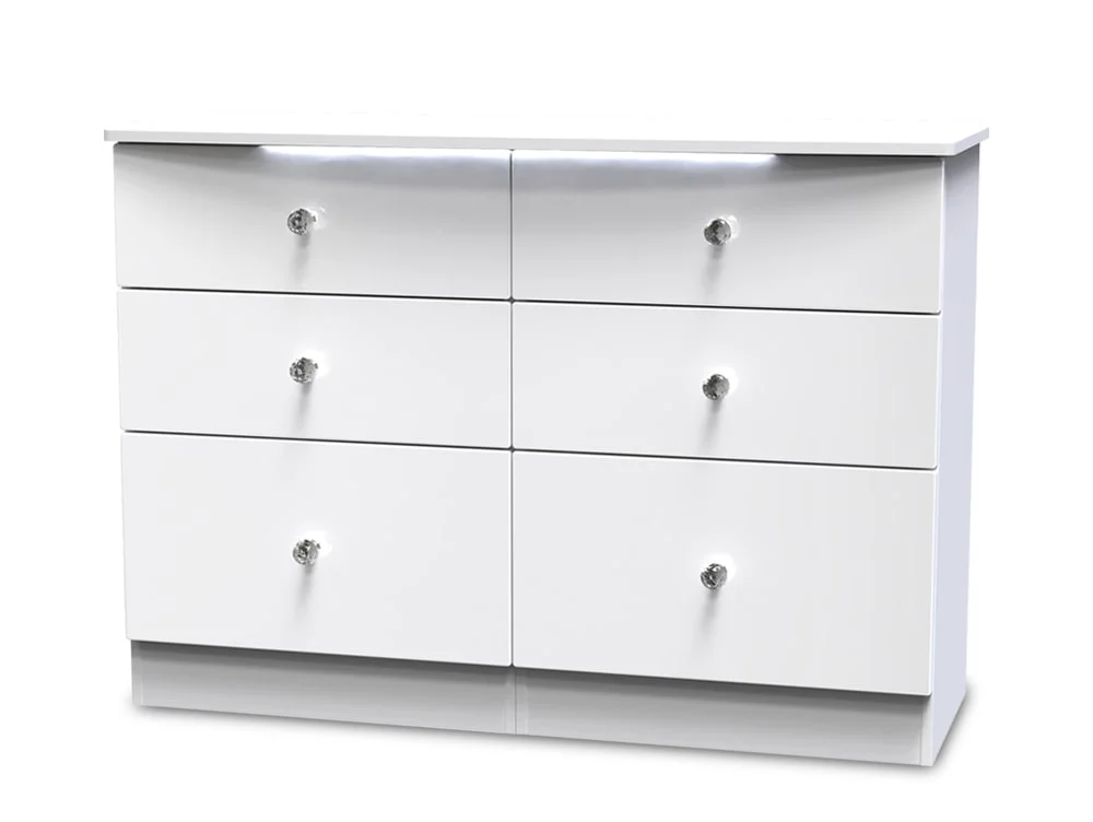 Welcome Welcome Lumiere 6 Drawer Midi Chest (Assembled)
