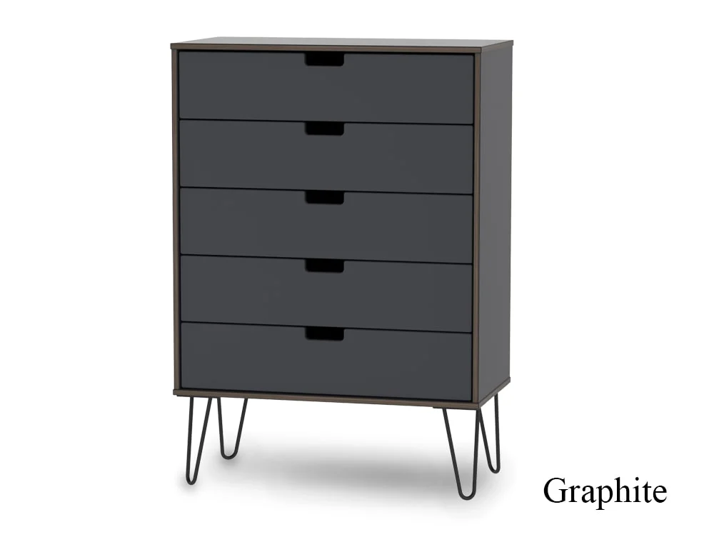 Welcome Welcome Shanghai 5 Drawer Chest of Drawers (Assembled)