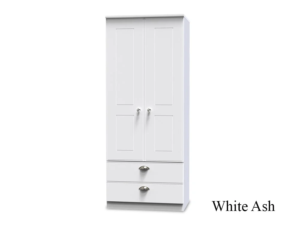 Welcome Welcome Victoria 2 Door 2 Drawer Double Wardrobe (Assembled)