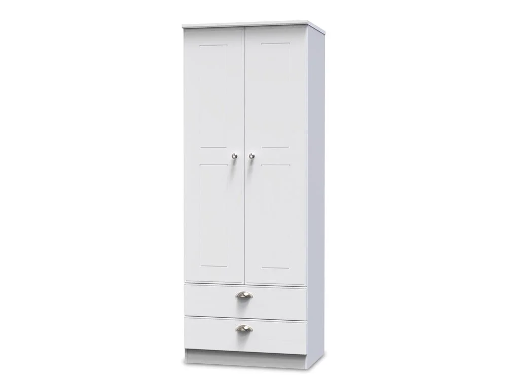 Welcome Welcome Victoria 2 Door 2 Drawer Tall Double Wardrobe (Assembled)