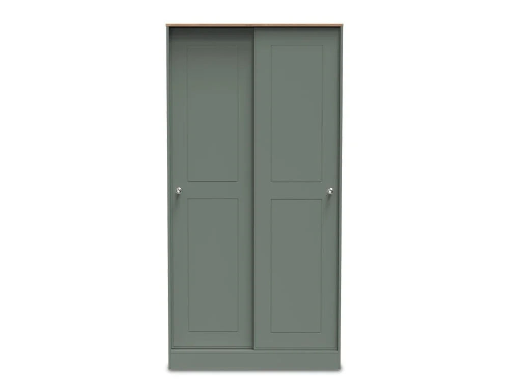 Welcome Welcome Victoria 2 Door Sliding Wardrobe (Part Assembled)