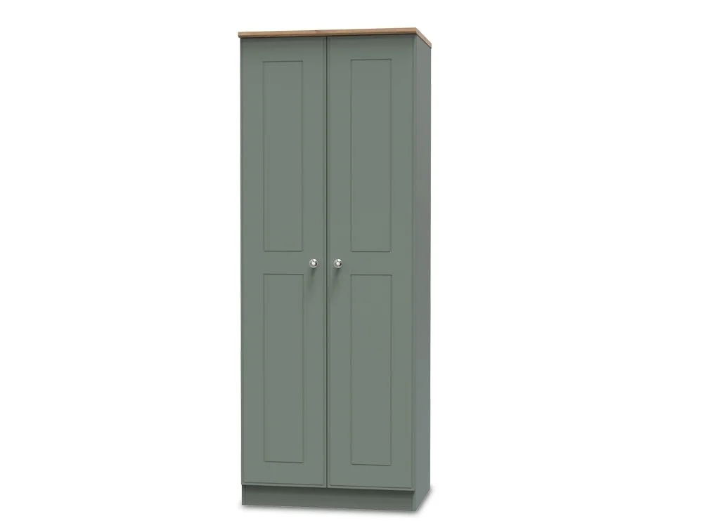 Welcome Welcome Victoria 2 Door Tall Double Hanging Wardrobe (Assembled)