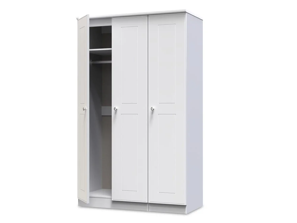 Welcome Welcome Victoria 3 Door Triple Wardrobe (Assembled)