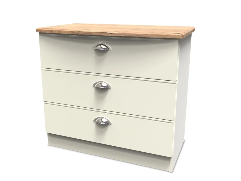 Welcome Welcome Victoria 3 Drawer Chest of Drawers (Assembled)