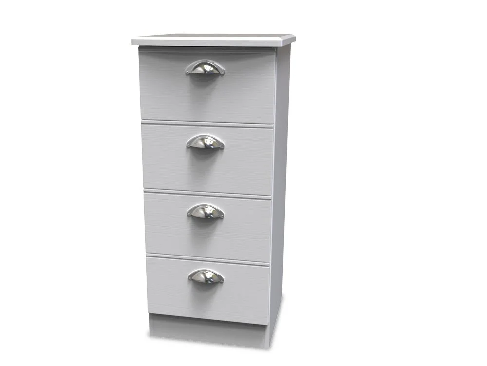 Welcome Welcome Victoria 4 Drawer Narrow Chest of Drawers (Assembled)