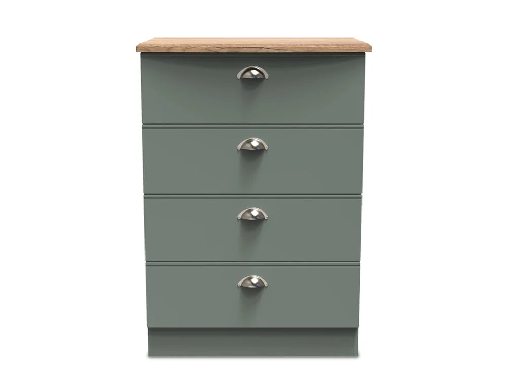 Welcome Welcome Victoria 4 Drawer Midi Chest of Drawers (Assembled)