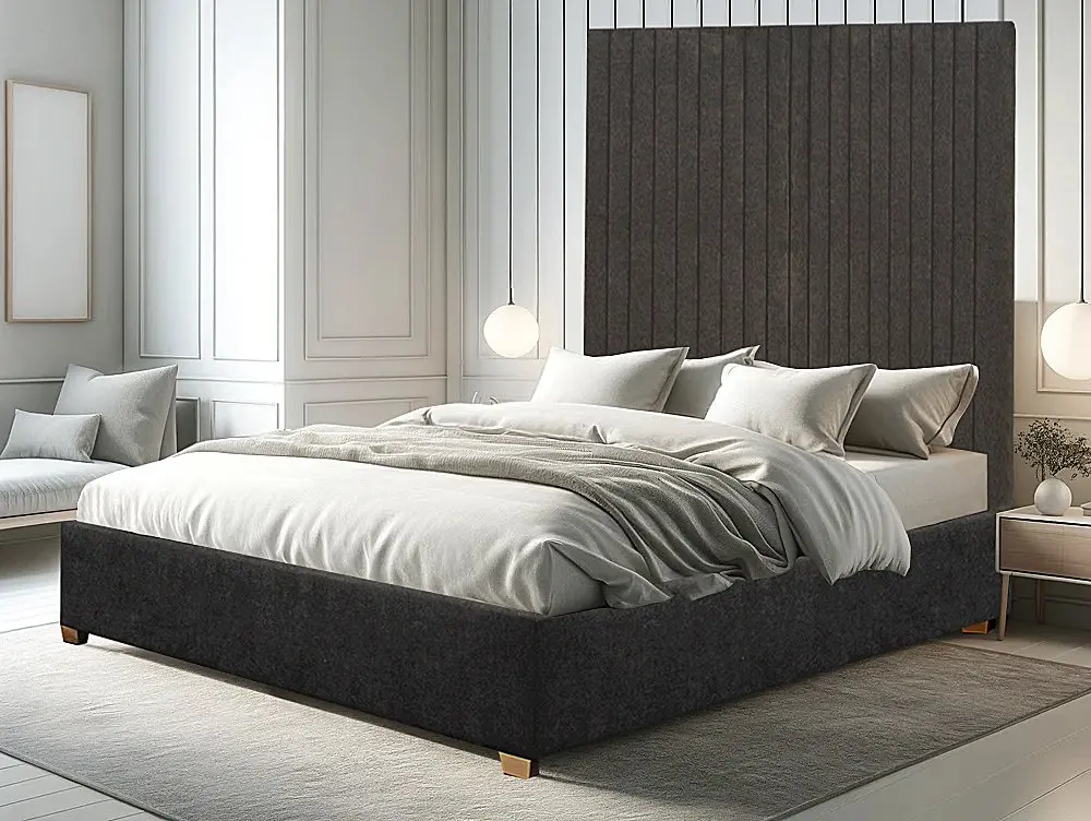 ASC ASC Galaxy Emperor 5ft King Size Fabric Bed Frame