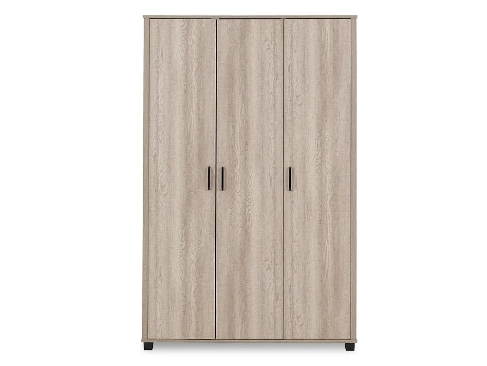 Seconique Seconique Oliver Light Oak 3 Door Triple Wardrobe