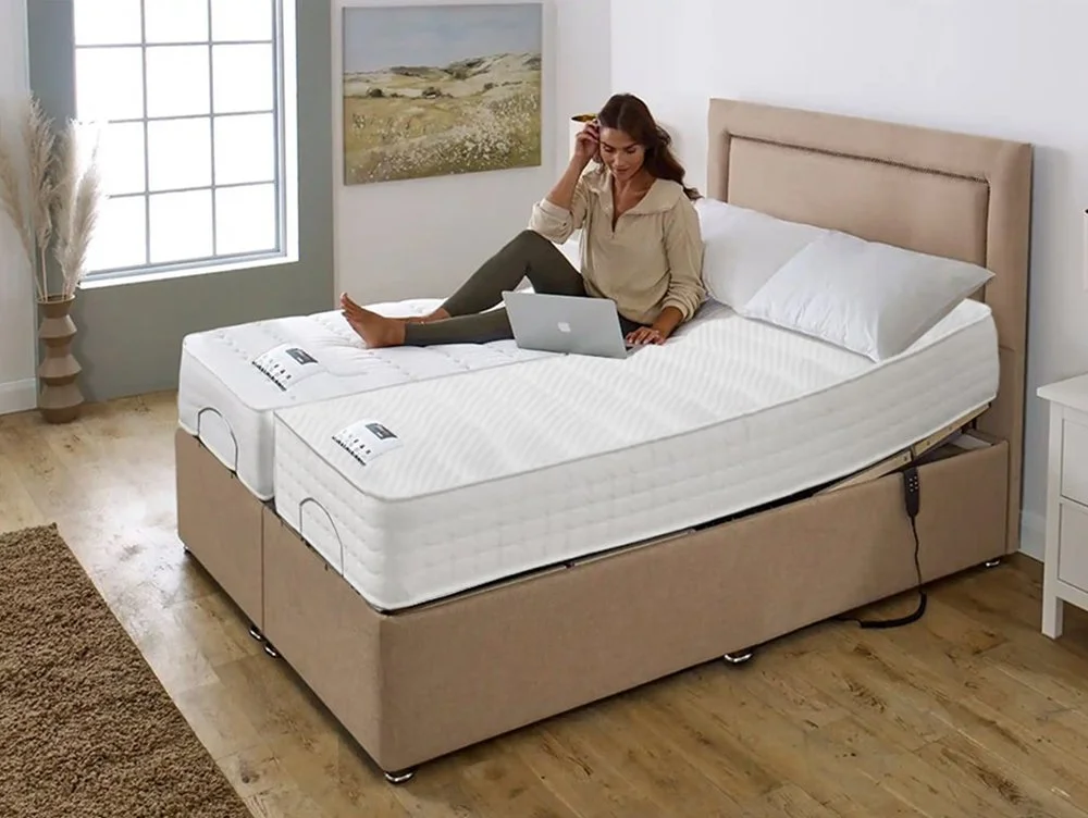 Flexisleep Flexisleep Leyburn Pocket and Gel Pocket 1000 Dual Tension Electric Adjustable Bed