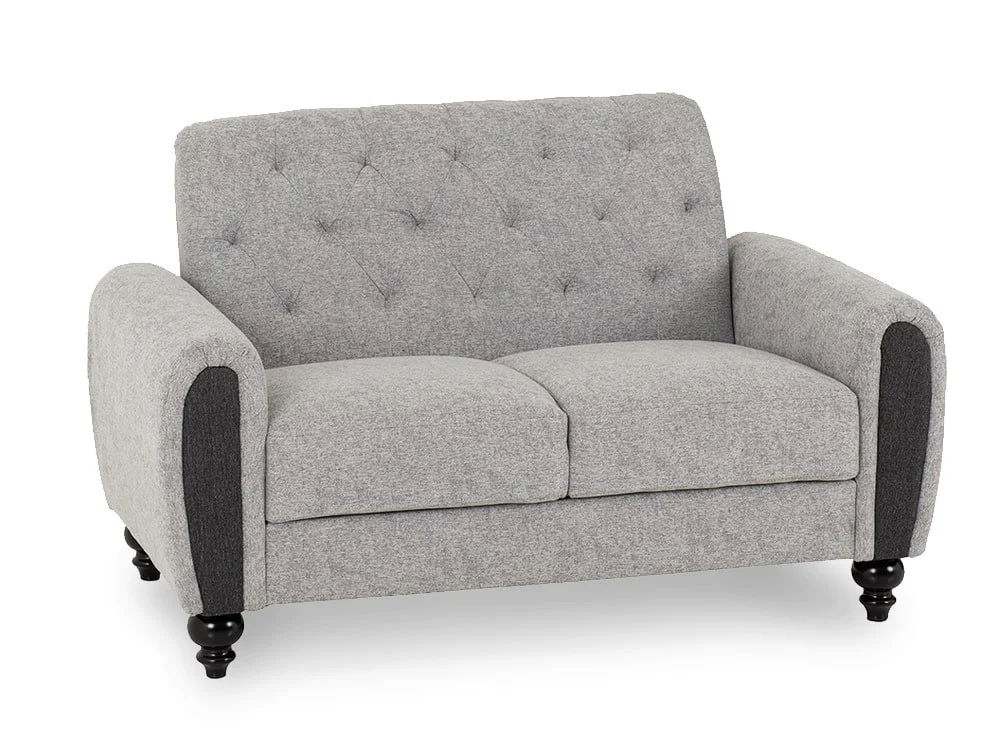 Seconique Seconique Chester Grey Fabric 3 Seater + 2 Seater Sofa Set