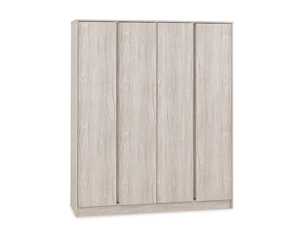 Seconique Seconique Malvern Urban Snow 4 Door Wardrobe