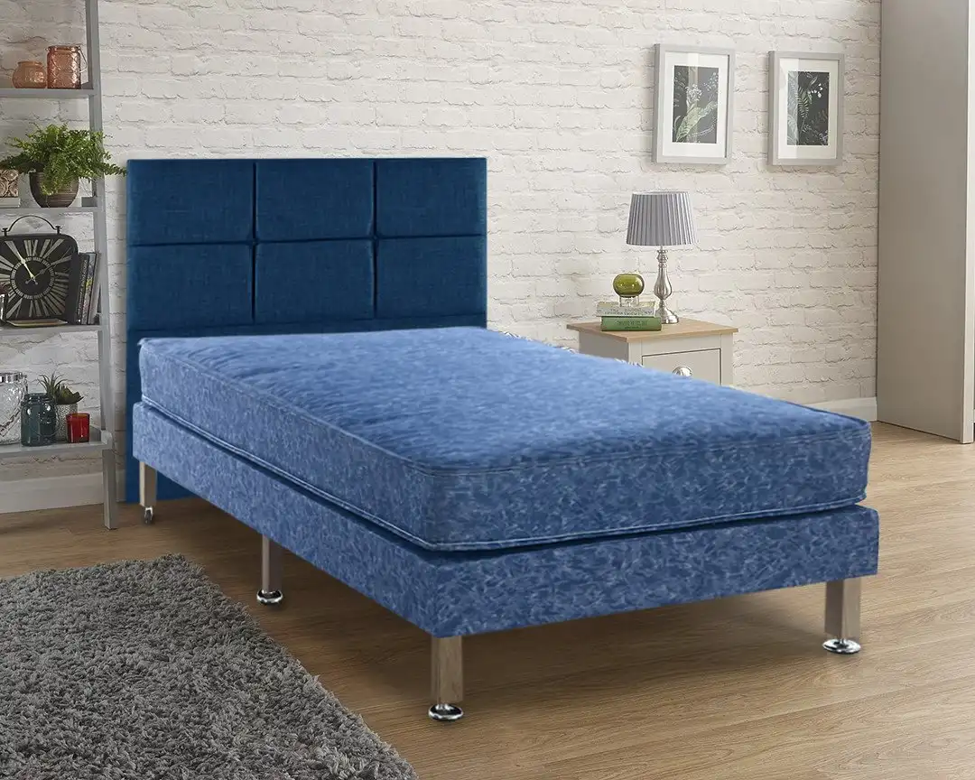 Kaye and Stewart Kaye & Stewart Aquaguard Firm Crib 5 Contract 4ft6 Double Waterproof Divan Bed on Fixed legs