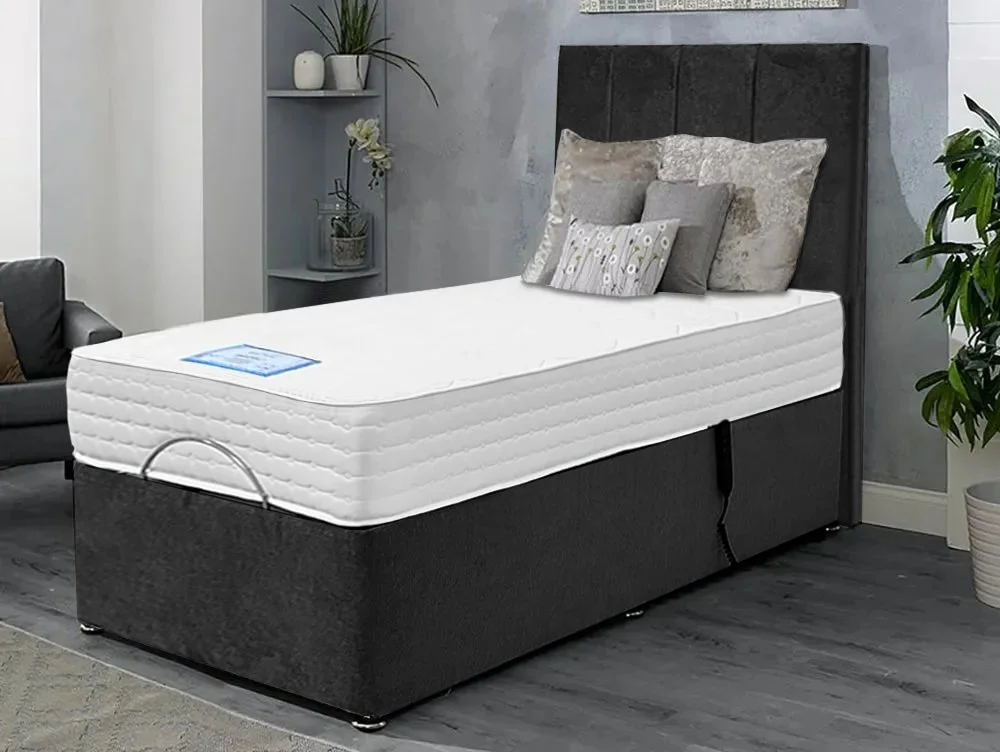 Flexisleep Flexisleep 5ft King size High-Low Electric Adjustable Divan Base (2 x 2ft6)