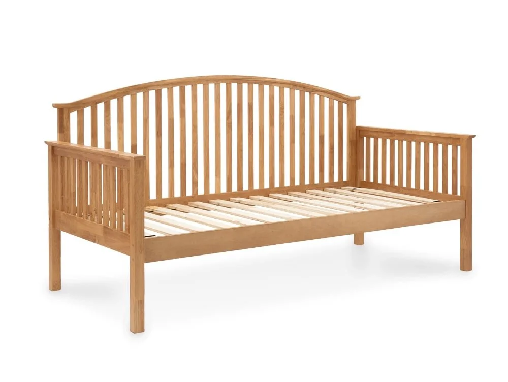 GFW GFW Madrid Oak Wooden Day Bed with Guest Bed Frame