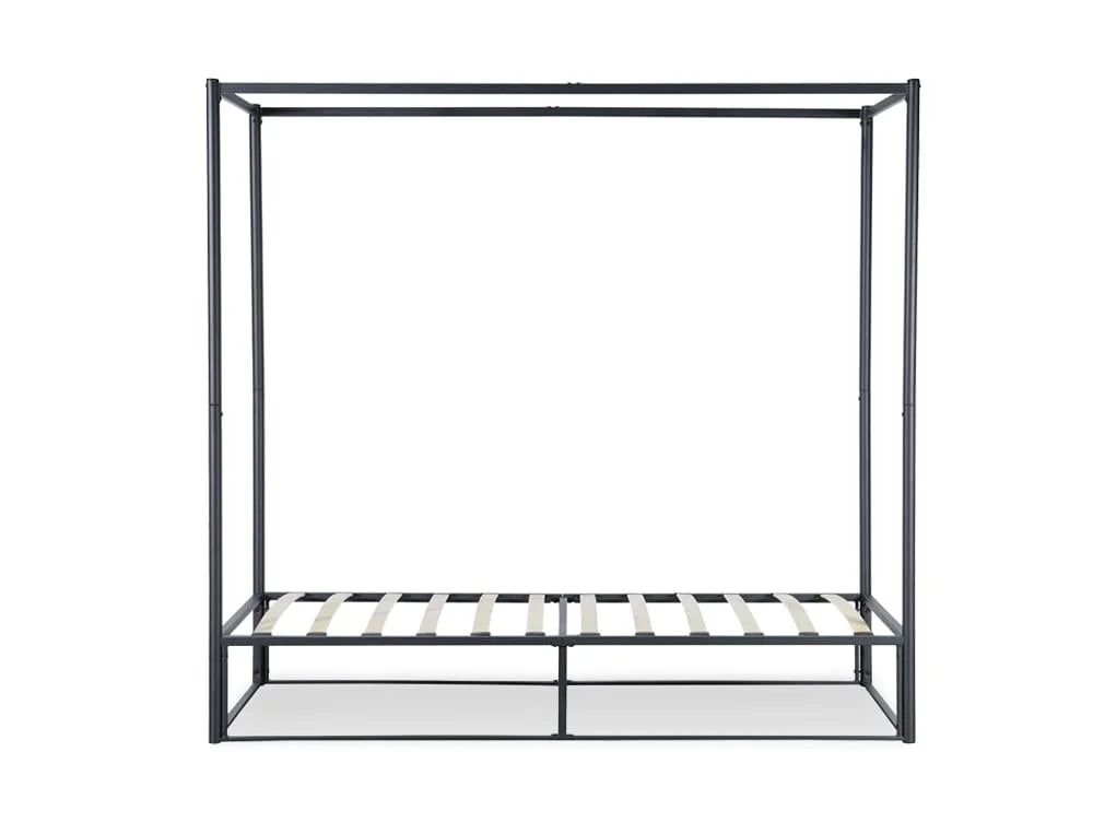 Birlea Furniture & Beds Birlea Farringdon 3ft Single Black 4 Poster Metal Bed Frame