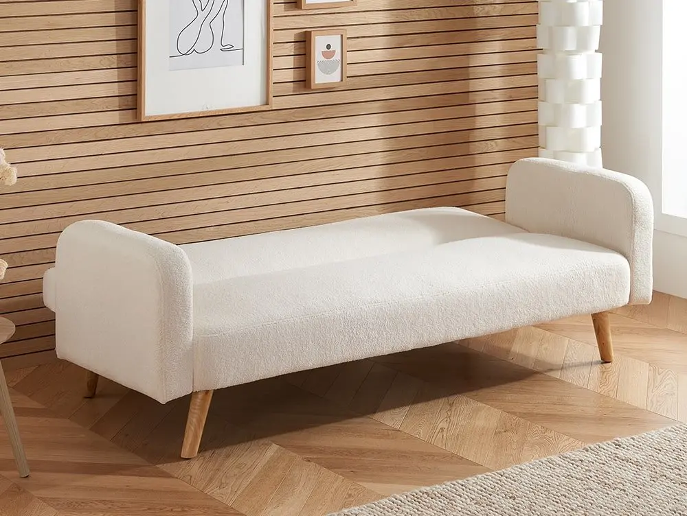 Birlea Birlea Micah White Fabric Sofa Bed
