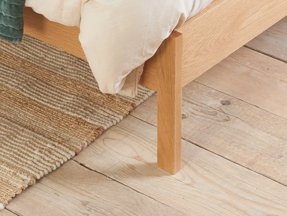 Birlea Birlea Margot Rattan Oak Wooden Bed Frame