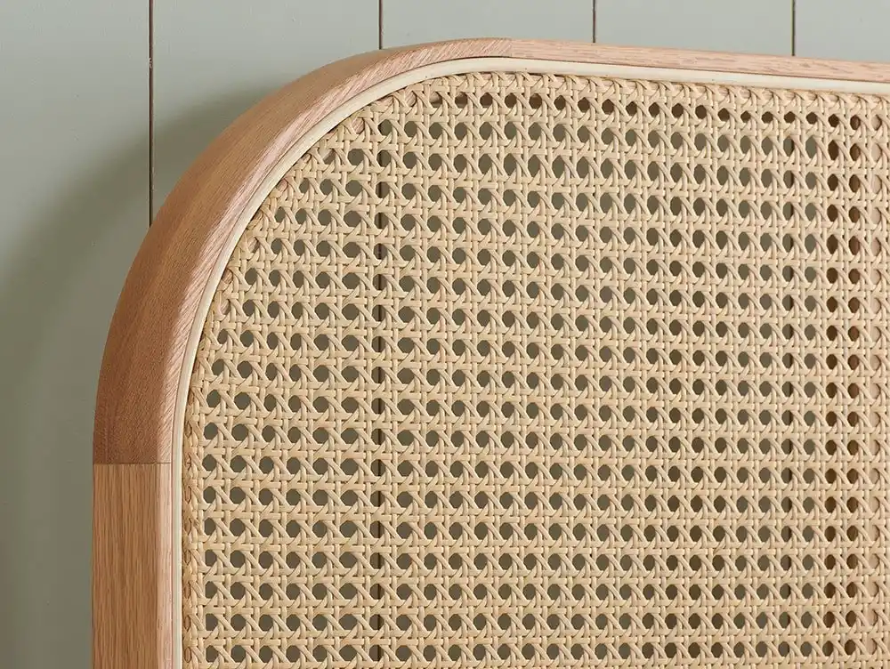 Birlea Birlea Margot Rattan Oak Wooden Bed Frame
