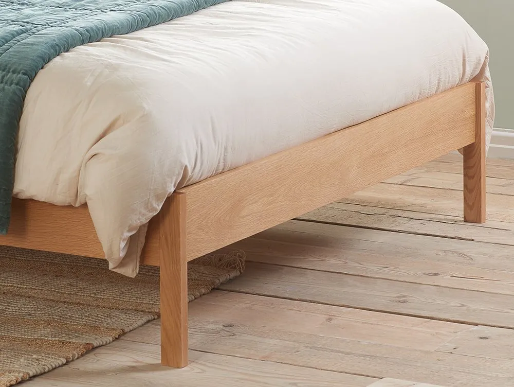 Birlea Birlea Margot Rattan Oak Wooden Bed Frame
