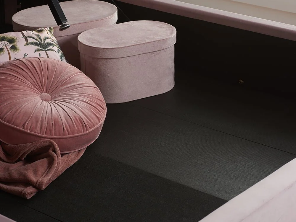 Birlea Birlea Lottie Pink Fabric Ottoman Bed Frame