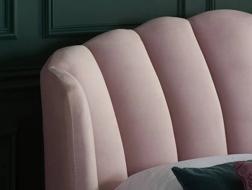 Birlea Birlea Lottie Pink Fabric Ottoman Bed Frame
