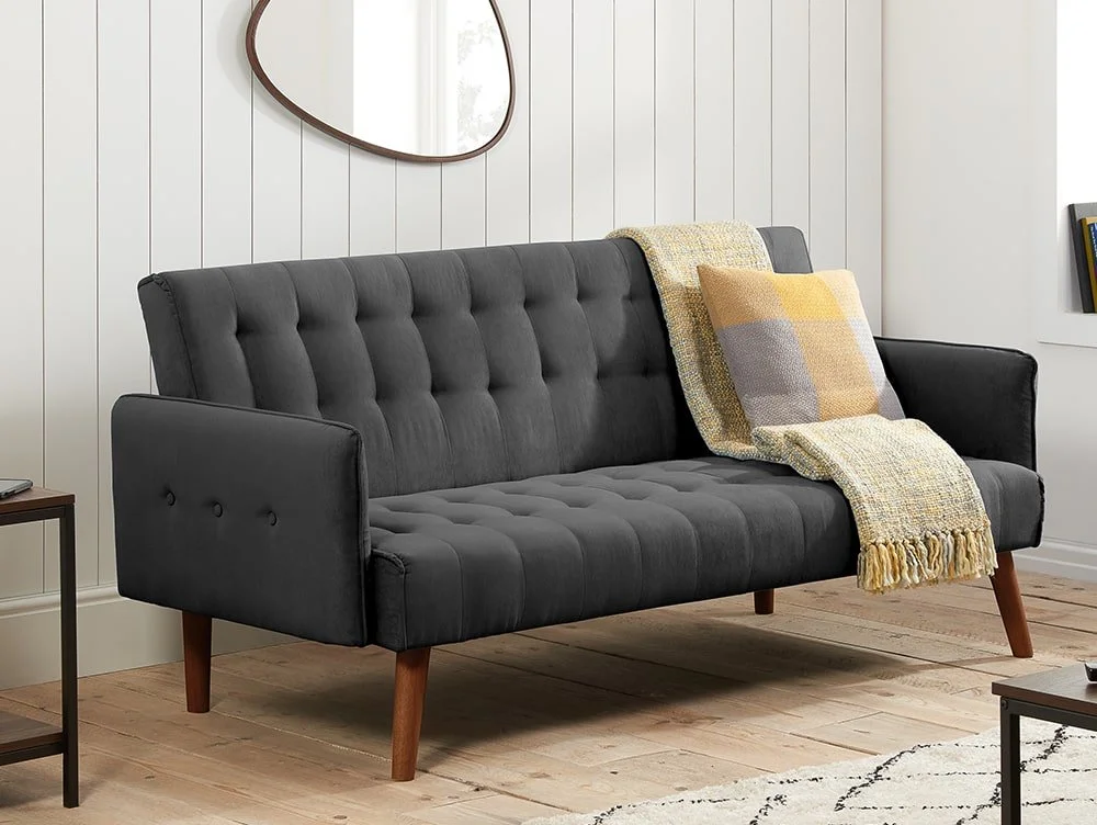 Birlea Birlea Hudson Grey Fabric Sofa Bed