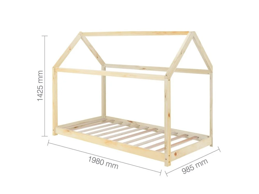Birlea Birlea House Pine Wooden Bed Frame