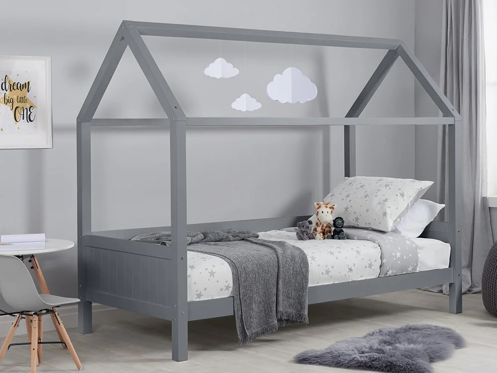 Birlea Birlea Home Grey Wooden Bed Frame