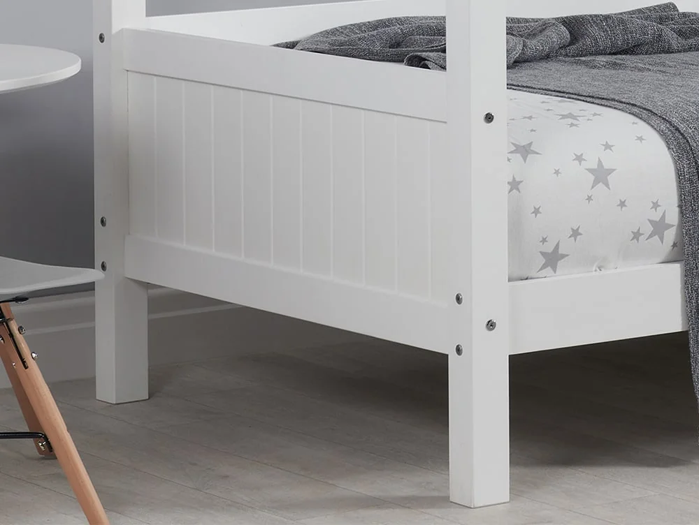 Birlea Furniture & Beds Birlea Home 3ft Single White Wooden Bed Frame