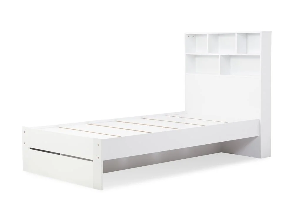 Birlea Birlea Alfie White Wooden 1 Drawer Storage Bed Frame