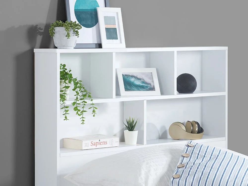 Birlea Birlea Alfie White Wooden 1 Drawer Storage Bed Frame