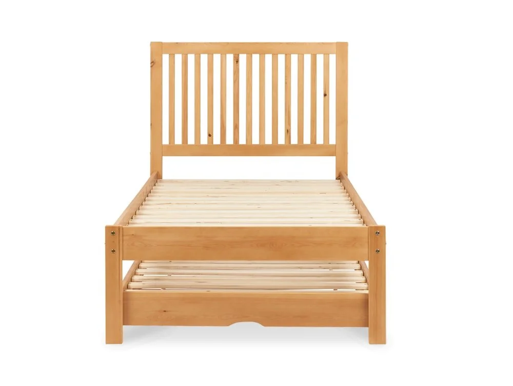 Birlea Birlea Buxton Honey Pine Wooden Guest Bed Frame