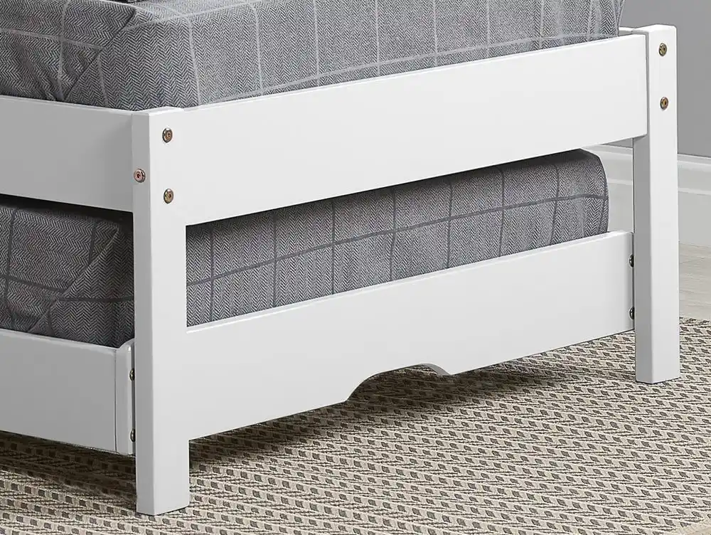Birlea Birlea Buxton White Wooden Guest Bed Frame
