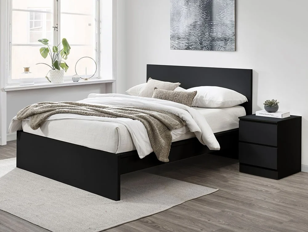 Birlea Birlea Oslo Black Wooden Bed Frame
