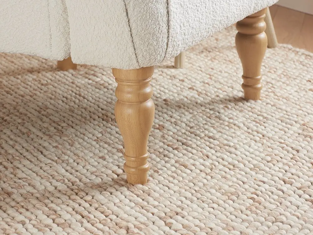 Birlea Birlea Padstow White Fabric Armchair