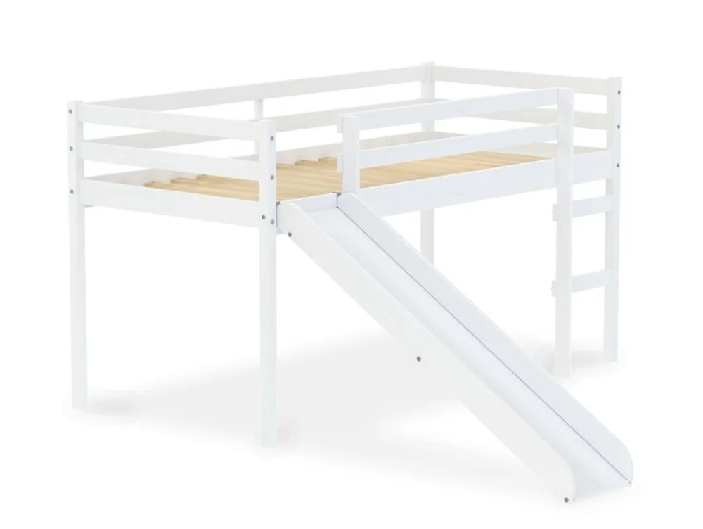 Birlea Birlea Frankie White Mid Sleeper Bed Frame with Slide