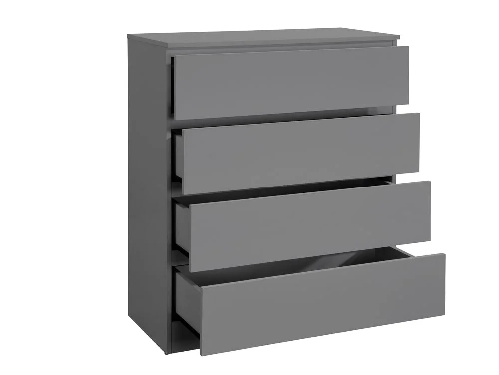 Birlea Furniture & Beds Birlea Oslo Grey 3 Drawer Chest of Drawers